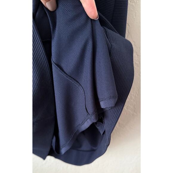 Lilly Pulitzer Womens Callista High Collar Shift Dress Navy Blue White Lace Trim - Picture 8 of 10